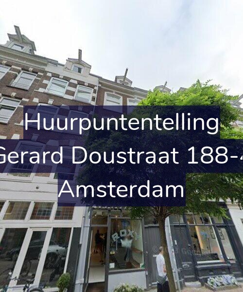 Foto gevel Huurpuntentelling voor Gerard Doustraat 188-4, Amsterdam