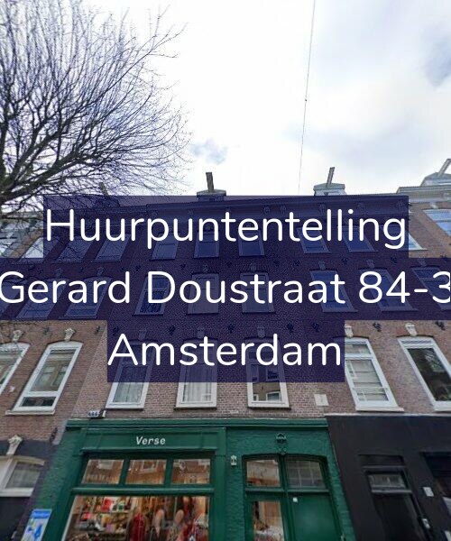 Foto gevel Huurpuntentelling voor Gerard Doustraat 84-3, Amsterdam