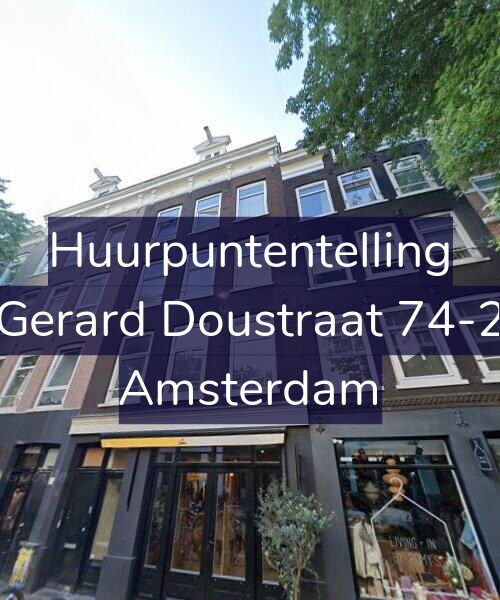 Foto gevel Huurpuntentelling voor Gerard Doustraat 74-2, Amsterdam