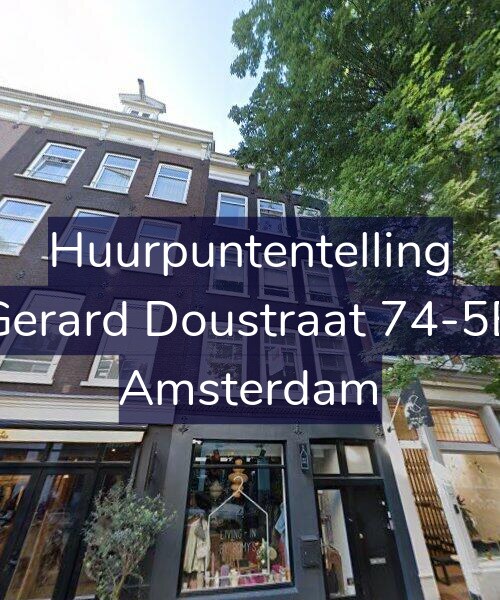 Foto gevel Huurpuntentelling voor Gerard Doustraat 74-5B, Amsterdam