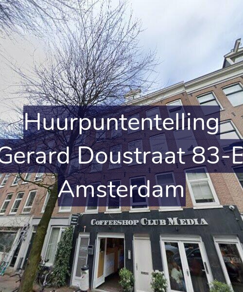 Foto gevel Huurpuntentelling voor Gerard Doustraat 83-B, Amsterdam