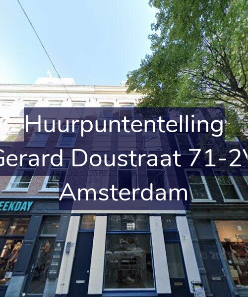 Foto gevel Huurpuntentelling voor Gerard Doustraat 71-2V, Amsterdam