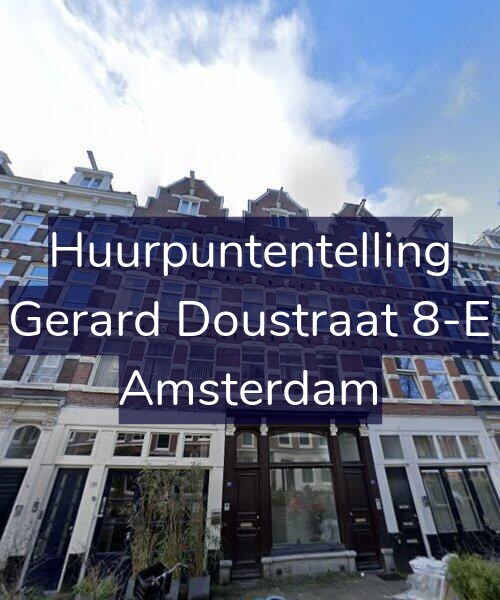 Foto gevel Huurpuntentelling voor Gerard Doustraat 8-E, Amsterdam