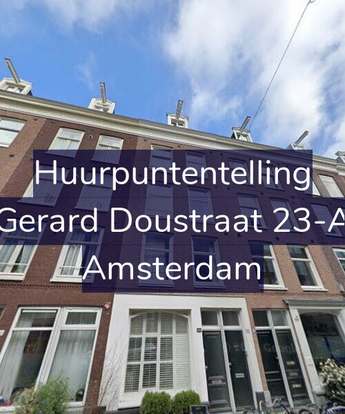 Foto gevel Huurpuntentelling voor Gerard Doustraat 23-A, Amsterdam