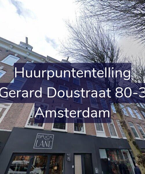 Foto gevel Huurpuntentelling voor Gerard Doustraat 80-3, Amsterdam