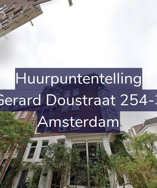Foto gevel Huurpuntentelling voor Gerard Doustraat 254-3, Amsterdam