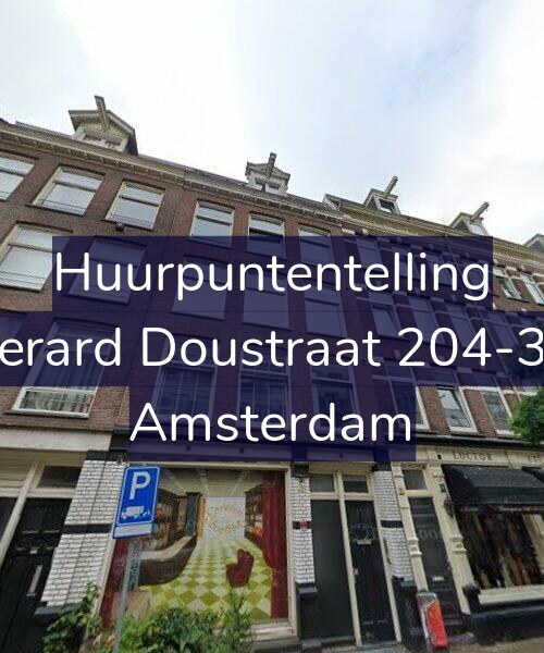 Foto gevel Huurpuntentelling voor Gerard Doustraat 204-3V, Amsterdam