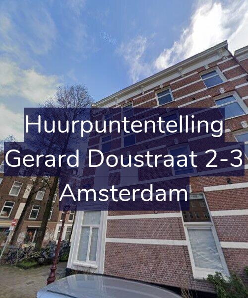 Foto gevel Huurpuntentelling voor Gerard Doustraat 2-3, Amsterdam