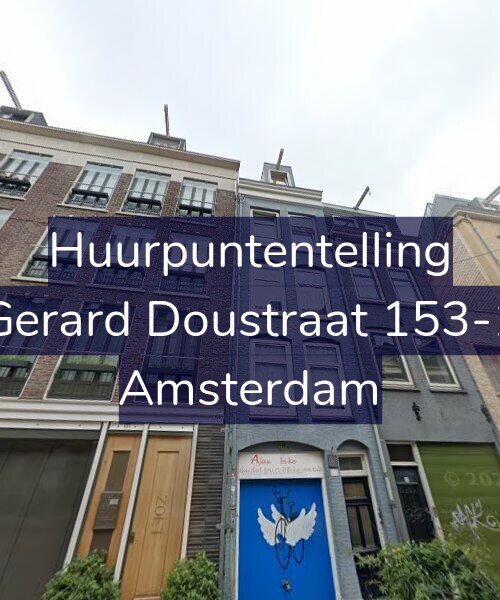 Foto gevel Huurpuntentelling voor Gerard Doustraat 153-1, Amsterdam