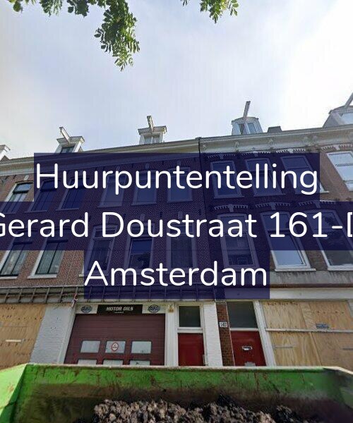 Foto gevel Huurpuntentelling voor Gerard Doustraat 161-D, Amsterdam