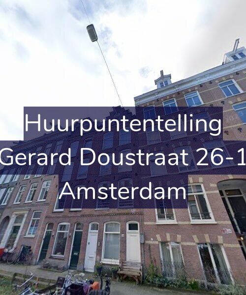 Foto gevel Huurpuntentelling voor Gerard Doustraat 26-1, Amsterdam