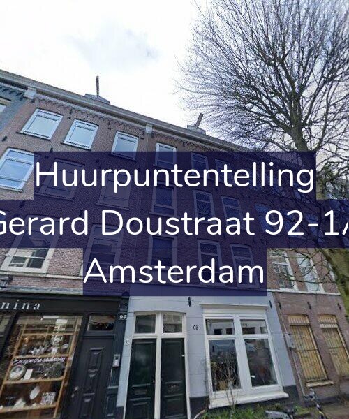 Foto gevel Huurpuntentelling voor Gerard Doustraat 92-1A, Amsterdam