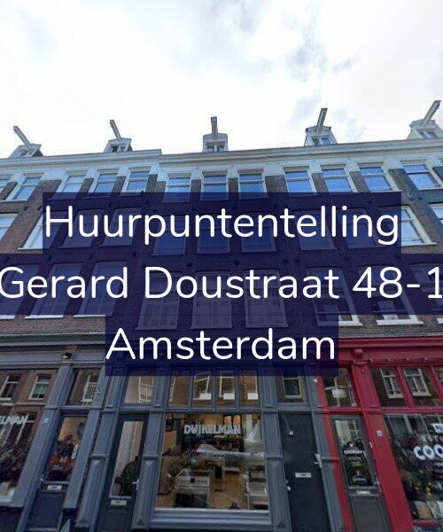 Foto gevel Huurpuntentelling voor Gerard Doustraat 48-1, Amsterdam