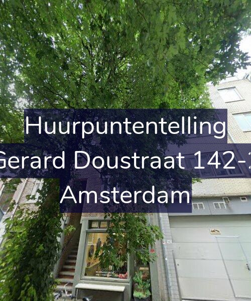 Foto gevel Huurpuntentelling voor Gerard Doustraat 142-2, Amsterdam