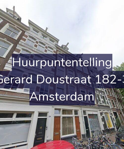 Foto gevel Huurpuntentelling voor Gerard Doustraat 182-3, Amsterdam