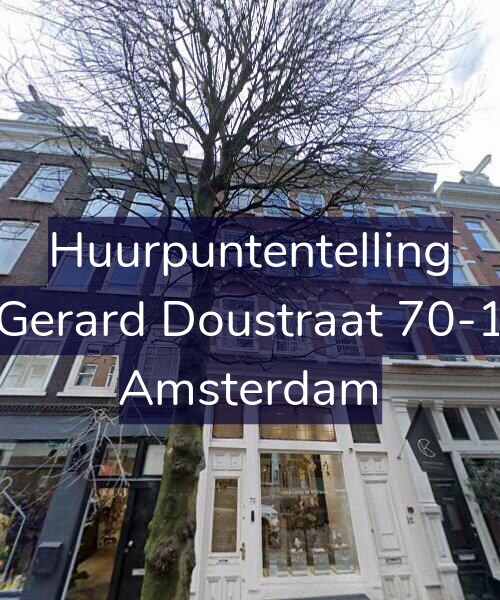 Foto gevel Huurpuntentelling voor Gerard Doustraat 70-1, Amsterdam