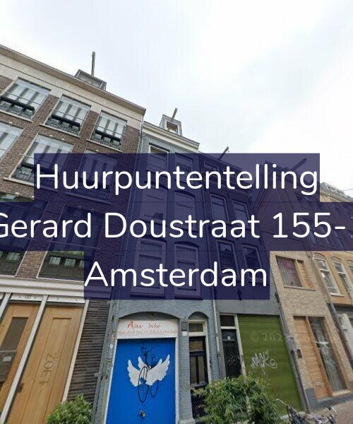 Foto gevel Huurpuntentelling voor Gerard Doustraat 155-1, Amsterdam