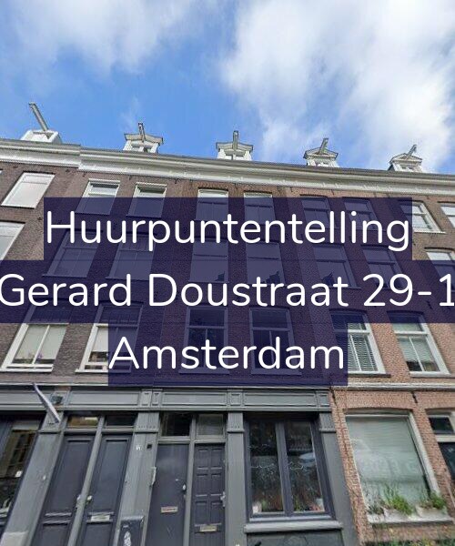 Foto gevel Huurpuntentelling voor Gerard Doustraat 29-1, Amsterdam