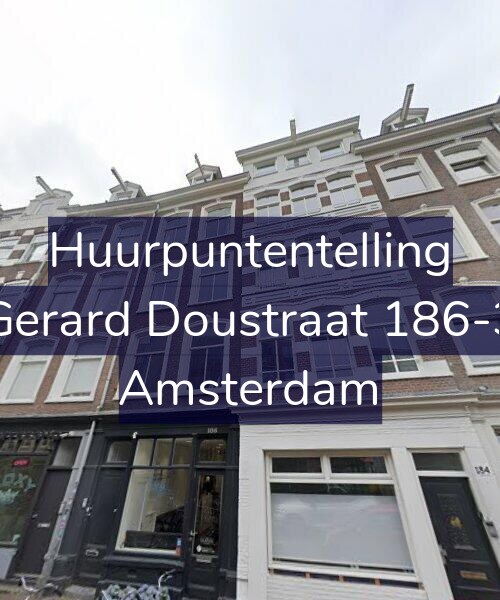 Foto gevel Huurpuntentelling voor Gerard Doustraat 186-3, Amsterdam