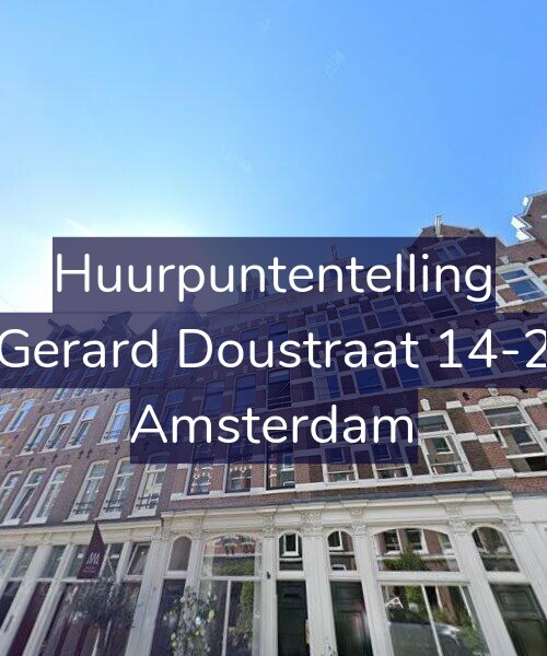 Foto gevel Huurpuntentelling voor Gerard Doustraat 14-2, Amsterdam