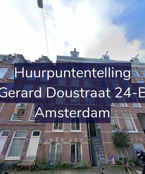 Foto gevel Huurpuntentelling voor Gerard Doustraat 24-B, Amsterdam