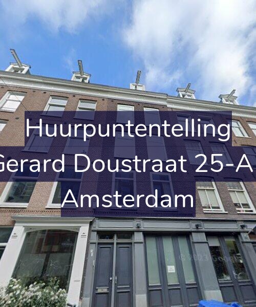 Foto gevel Huurpuntentelling voor Gerard Doustraat 25-A1, Amsterdam