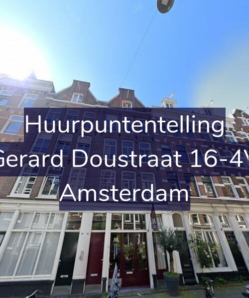 Foto gevel Huurpuntentelling voor Gerard Doustraat 16-4V, Amsterdam