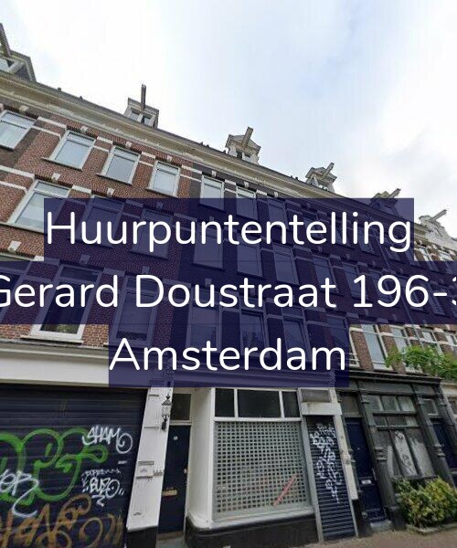 Foto gevel Huurpuntentelling voor Gerard Doustraat 196-3, Amsterdam