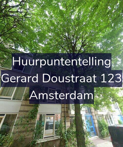 Foto gevel Huurpuntentelling voor Gerard Doustraat 123, Amsterdam