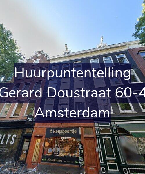 Foto gevel Huurpuntentelling voor Gerard Doustraat 60-4, Amsterdam