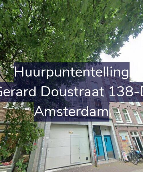 Foto gevel Huurpuntentelling voor Gerard Doustraat 138-D, Amsterdam