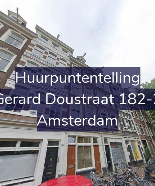 Foto gevel Huurpuntentelling voor Gerard Doustraat 182-2, Amsterdam