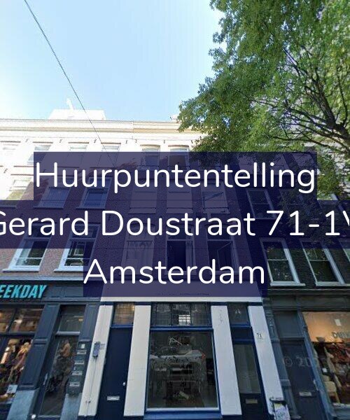 Foto gevel Huurpuntentelling voor Gerard Doustraat 71-1V, Amsterdam