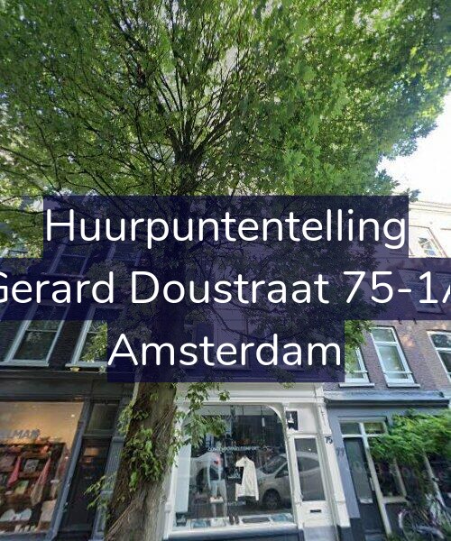 Foto gevel Huurpuntentelling voor Gerard Doustraat 75-1A, Amsterdam