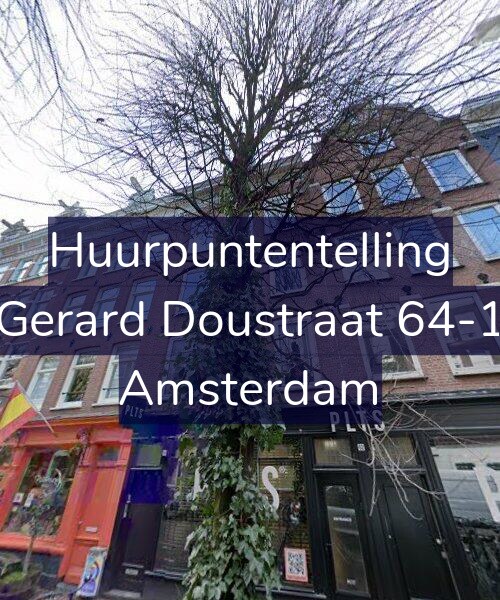 Foto gevel Huurpuntentelling voor Gerard Doustraat 64-1, Amsterdam