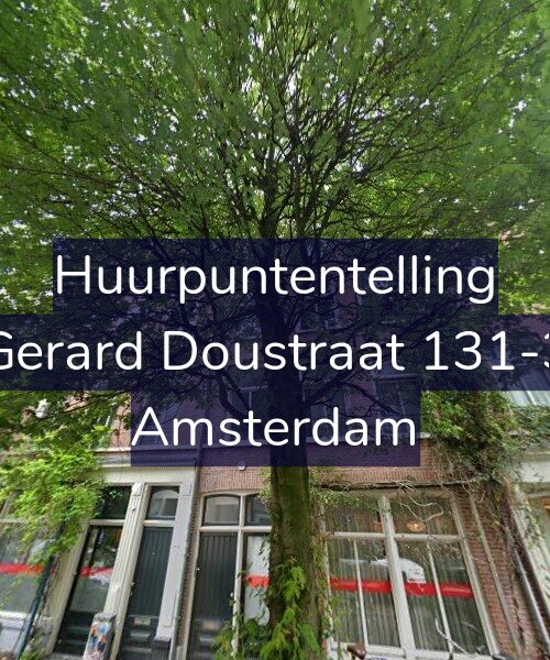 Foto gevel Huurpuntentelling voor Gerard Doustraat 131-3, Amsterdam