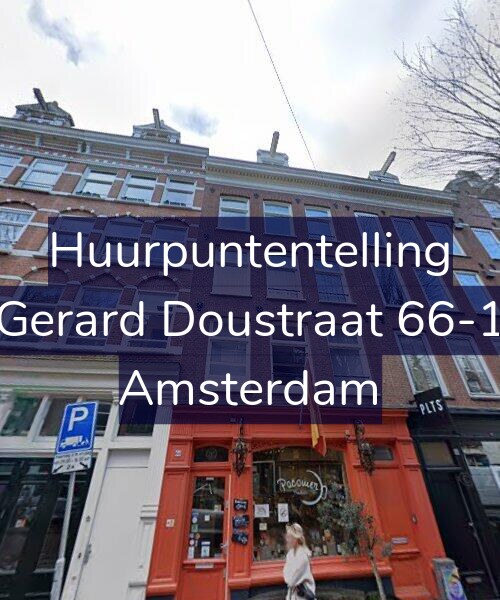 Foto gevel Huurpuntentelling voor Gerard Doustraat 66-1, Amsterdam