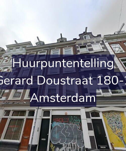 Foto gevel Huurpuntentelling voor Gerard Doustraat 180-2, Amsterdam