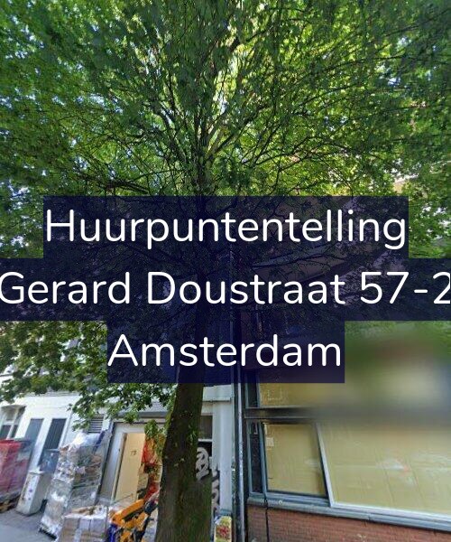 Foto gevel Huurpuntentelling voor Gerard Doustraat 57-2, Amsterdam