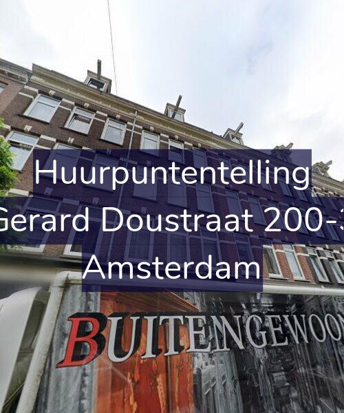 Foto gevel Huurpuntentelling voor Gerard Doustraat 200-3, Amsterdam