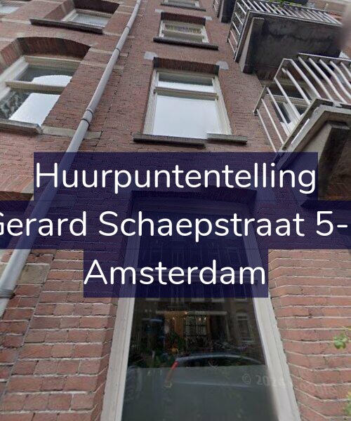 Foto gevel Huurpuntentelling voor Gerard Schaepstraat 5-1, Amsterdam