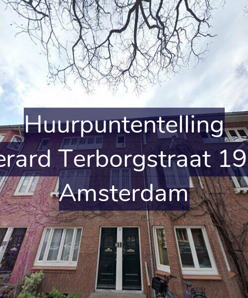 Foto gevel Huurpuntentelling voor Gerard Terborgstraat 19-1, Amsterdam