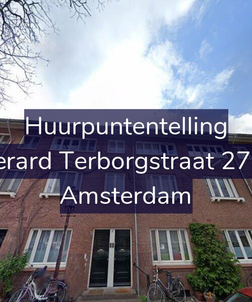 Foto gevel Huurpuntentelling voor Gerard Terborgstraat 27-1, Amsterdam