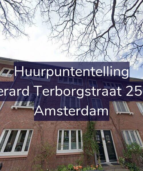 Foto gevel Huurpuntentelling voor Gerard Terborgstraat 25-1, Amsterdam