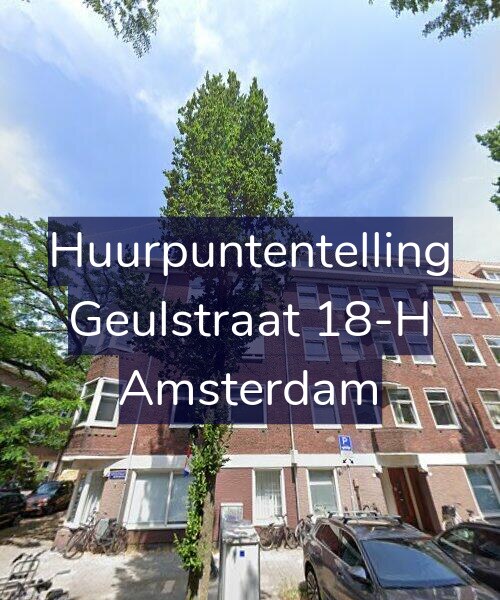 Foto gevel Huurpuntentelling voor Geulstraat 18-H, Amsterdam