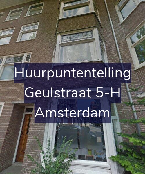Foto gevel Huurpuntentelling voor Geulstraat 5-H, Amsterdam