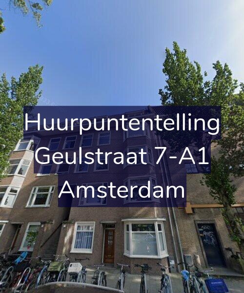 Foto gevel Huurpuntentelling voor Geulstraat 7-A1, Amsterdam