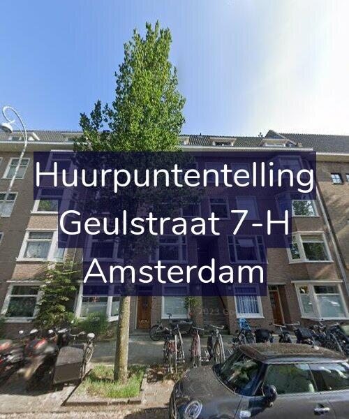 Foto gevel Huurpuntentelling voor Geulstraat 7-H, Amsterdam