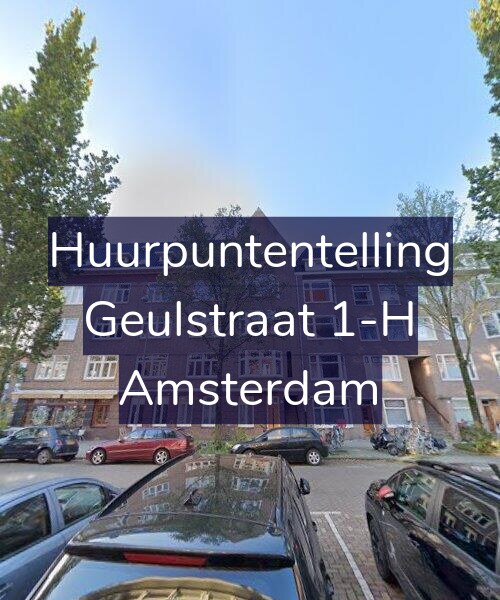 Foto gevel Huurpuntentelling voor Geulstraat 1-H, Amsterdam