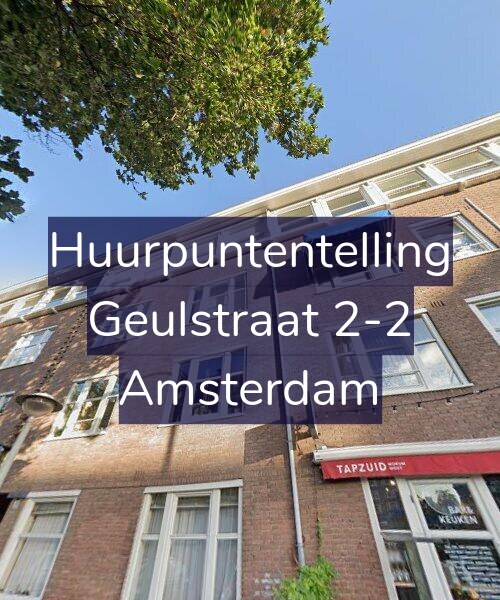 Foto gevel Huurpuntentelling voor Geulstraat 2-2, Amsterdam